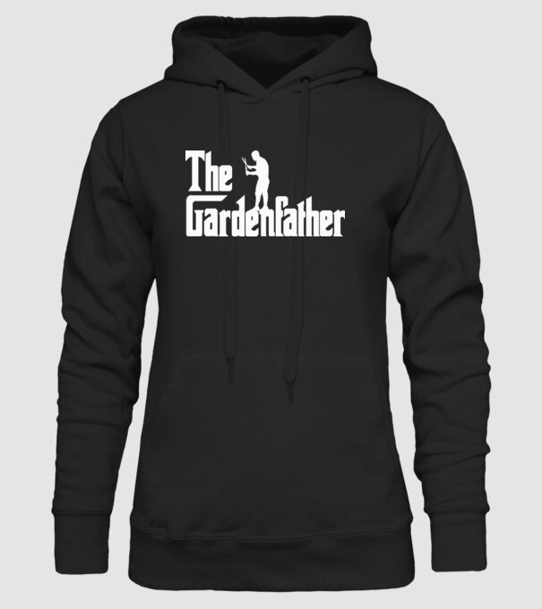 The Gardenfather model negru pe tricou