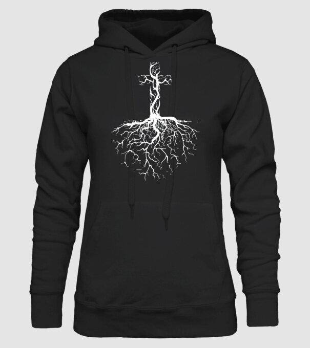 Cruce model negru pe tricou