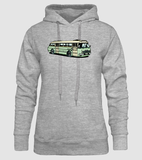 Autobuze model gri pe tricou