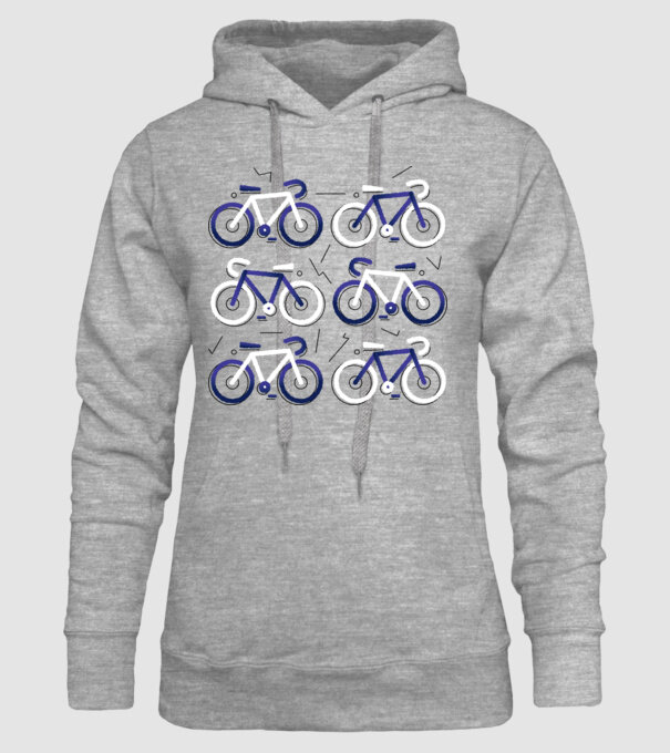 Bikes model gri pe tricou