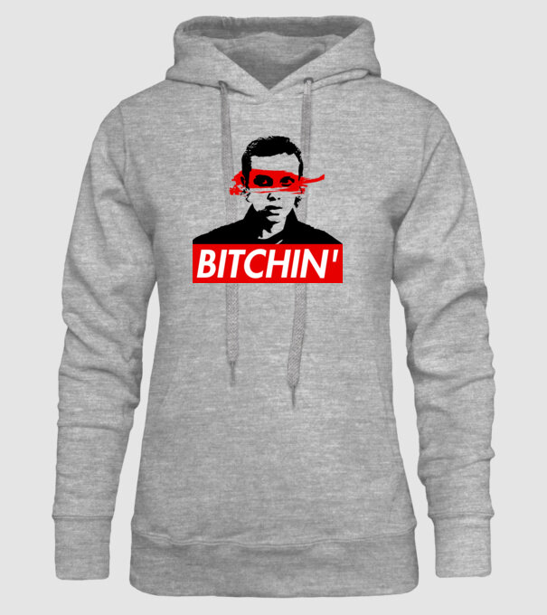 bitchin eleven model gri pe tricou