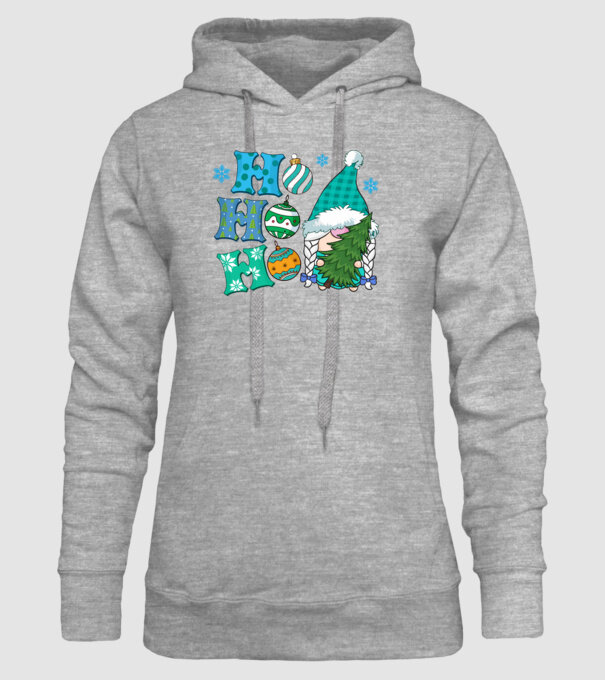 Ho-ho-ho gnome model gri pe tricou