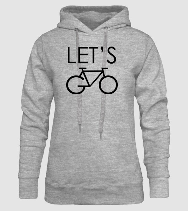 Let's go model gri pe tricou
