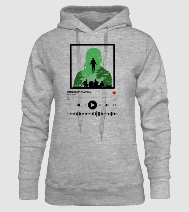 maxs favourite song stranger things model gri pe tricou
