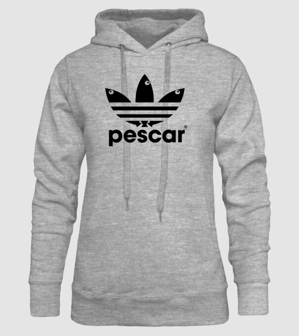 Pescar original model gri pe tricou