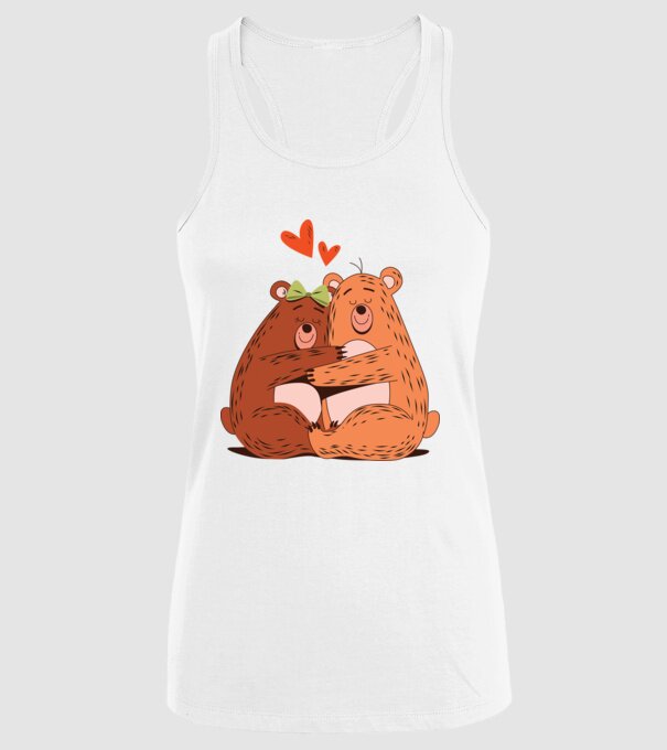 URȘI ÎNDRĂGOSTIȚI 3 model alb pe tricou