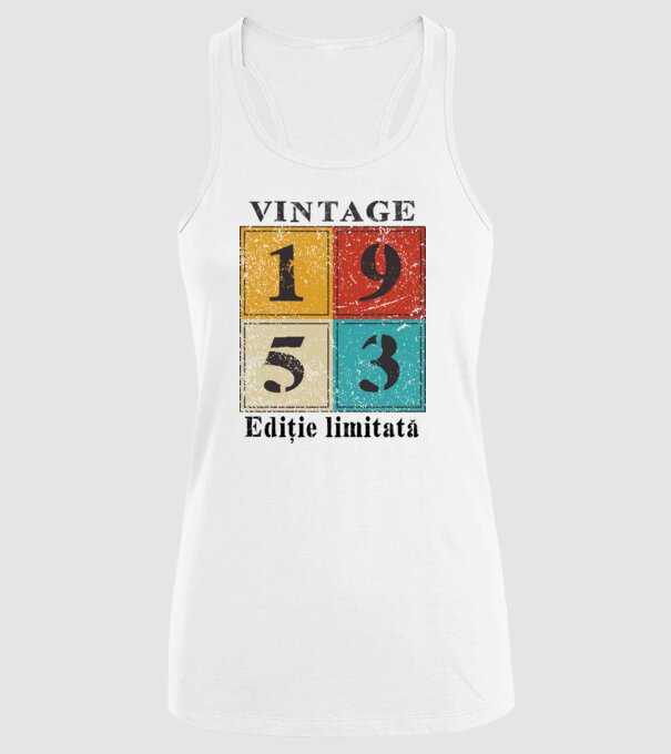 1953 - Ediție limitată model alb pe tricou