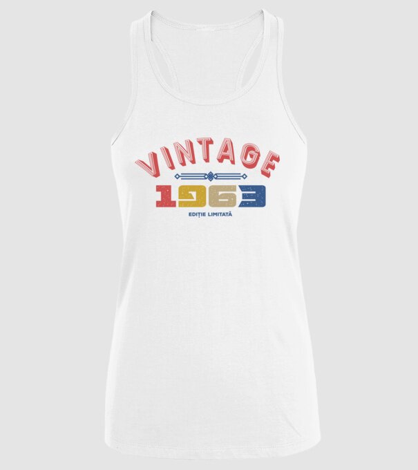 1963 Ediție limitată model alb pe tricou