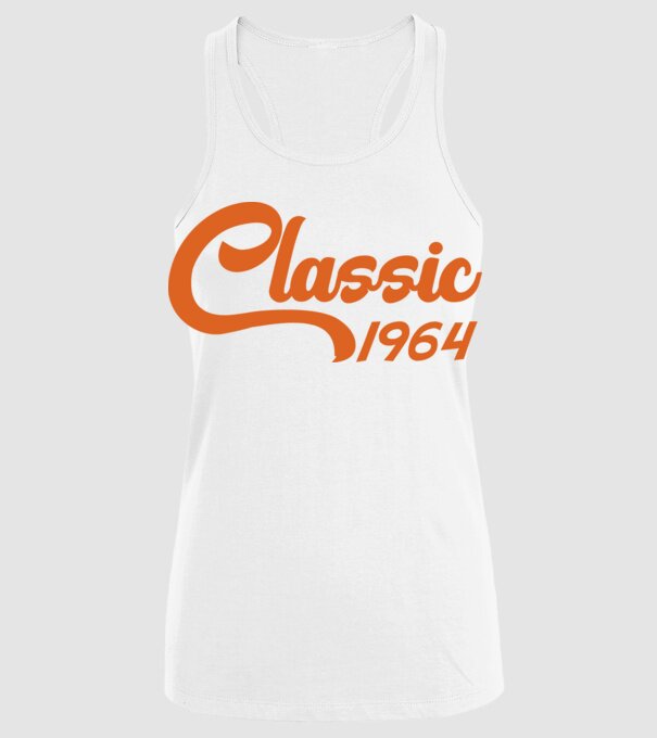 1964 Classic model alb pe tricou