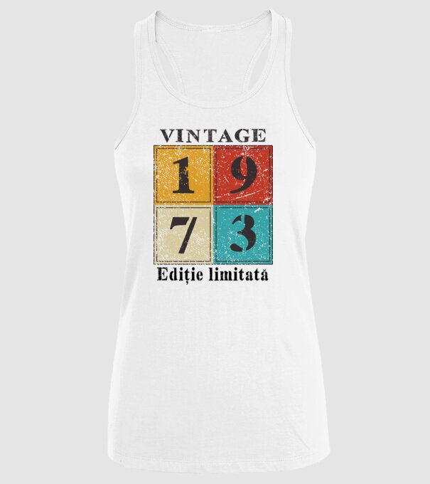 1973 - Ediție limitată model alb pe tricou
