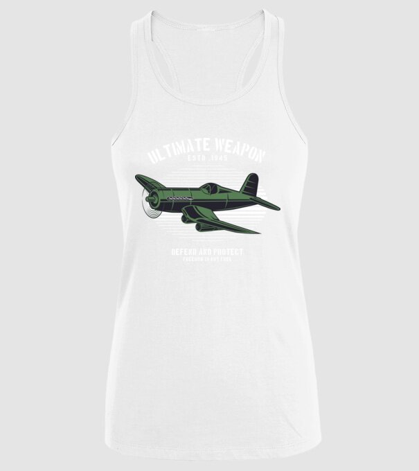 Avioane model alb pe tricou