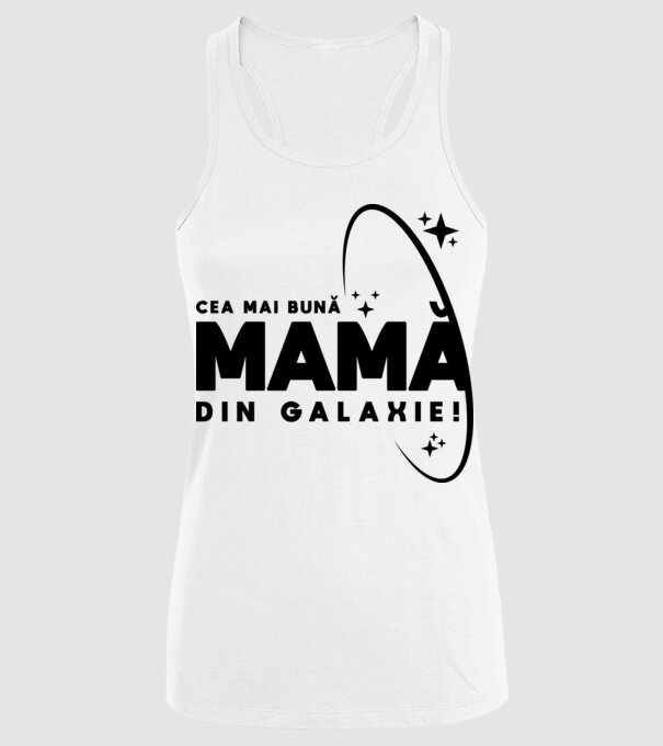 Cea mai bună bunică din Galaxie! model alb pe tricou