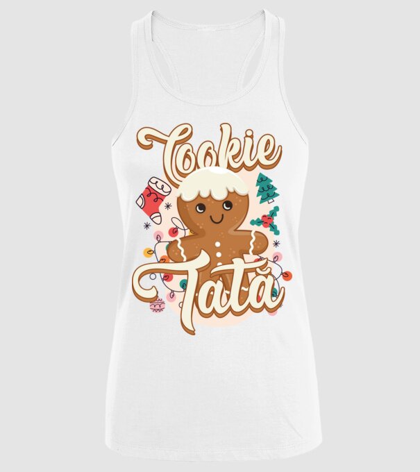 Cookie tată model alb pe tricou