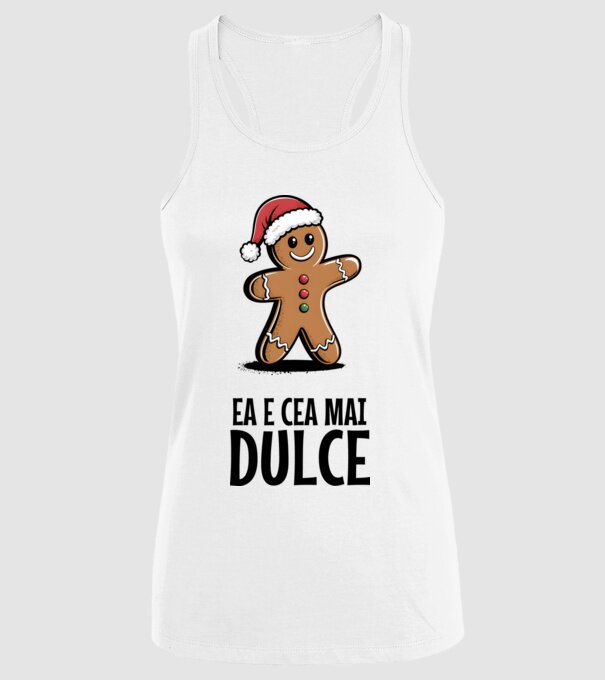 Ea e cea mai dulce alb model alb pe tricou