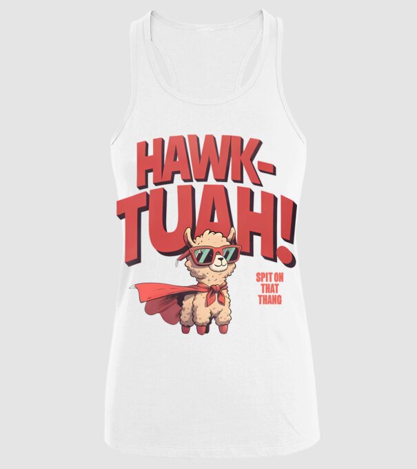 hawk tuah llama spit on that thang model alb pe tricou