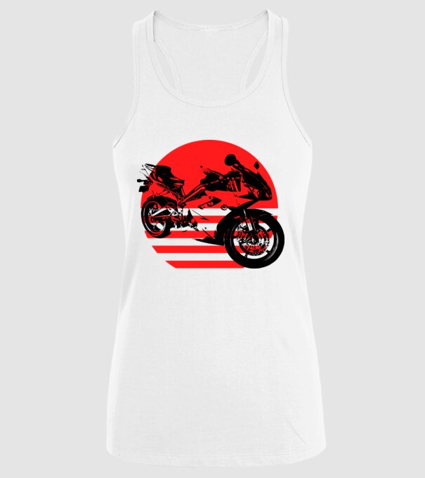 Katana model alb pe tricou