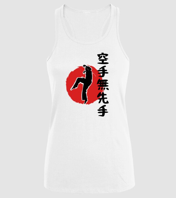 Larusso training japan model alb pe tricou