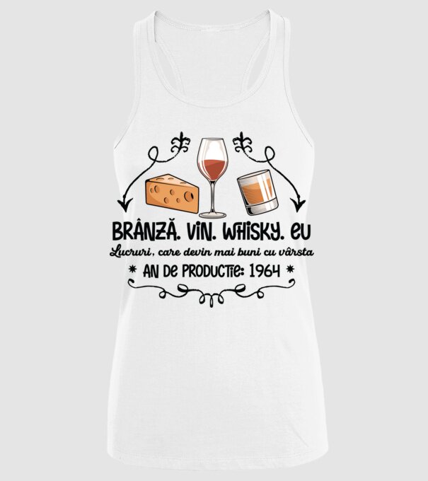 Lucruri, care devin mai buni cu vârsta 1964 60 de ani model alb pe tricou