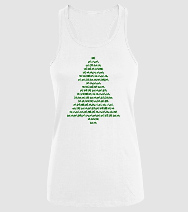 motorbike christtmas tree model alb pe tricou
