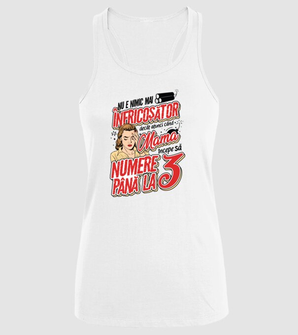 Nu e nimic mai înfricoșător decât model alb pe tricou
