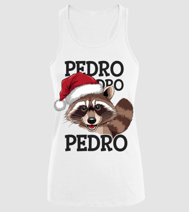 Pedro pedro xmas model alb pe tricou