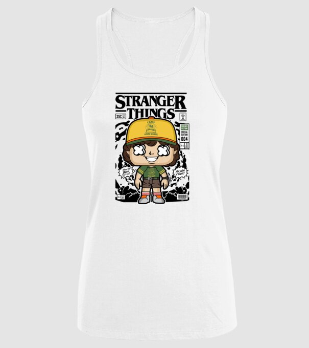 stranger things cereal model alb pe tricou