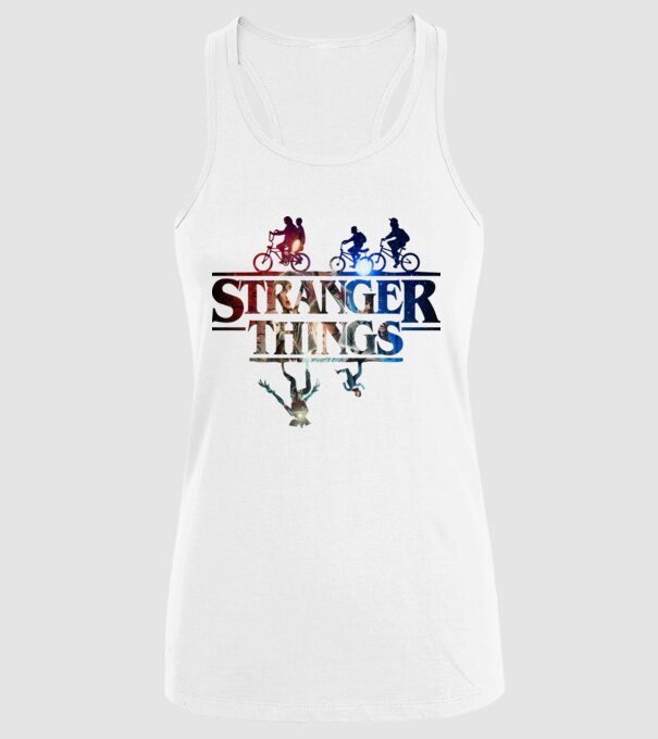 stranger things quote poster2 model alb pe tricou