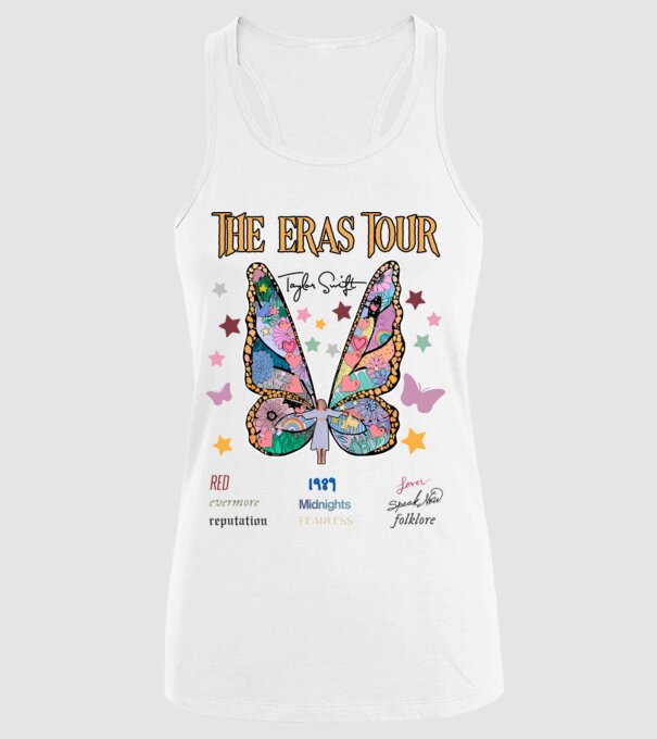 Taylor Swift eras fairy model alb pe tricou