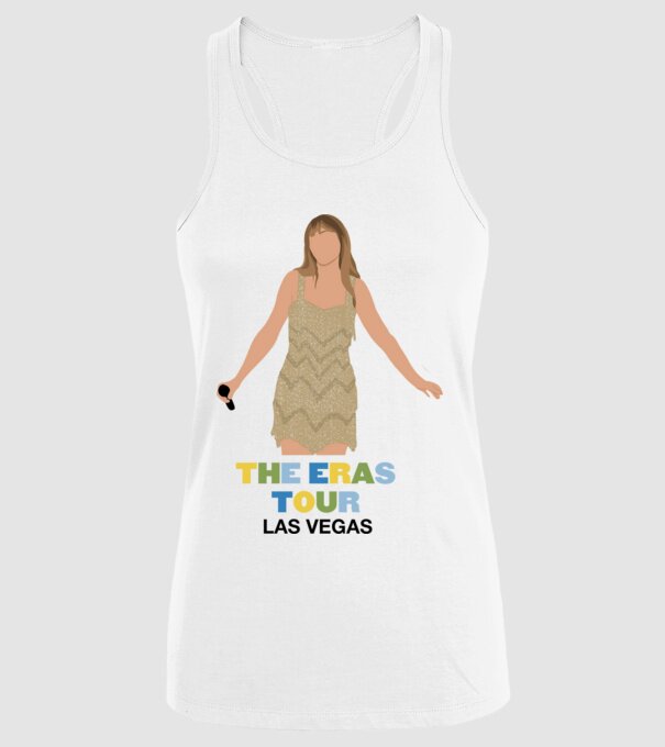 Taylor Swift The Eras Tour Las Vegas model alb pe tricou