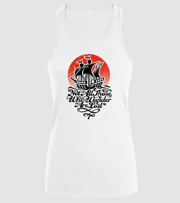 Vapoare model alb pe tricou