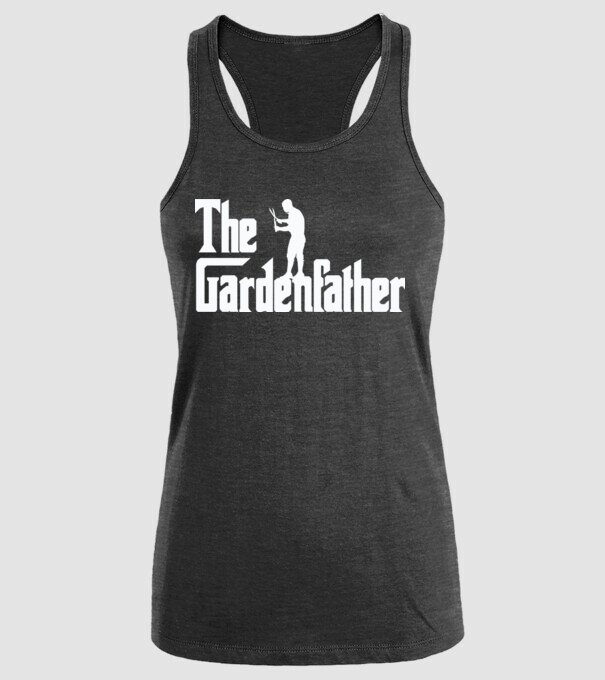 The Gardenfather model negru pe tricou