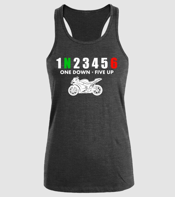 1N23456 model negru pe tricou