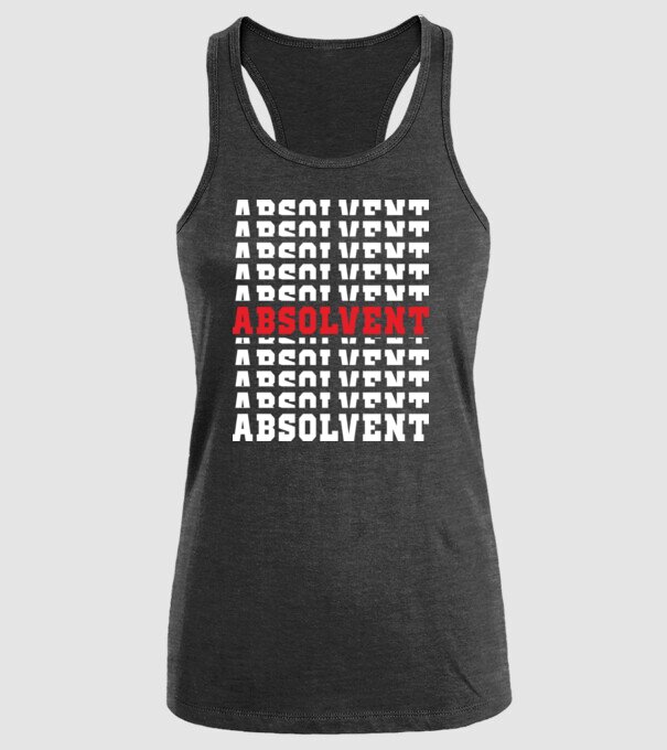 absolvent 2022 model negru pe tricou