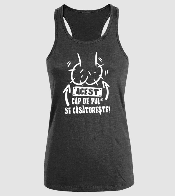 acest - cap de pulă - se căsătorește! model negru pe tricou