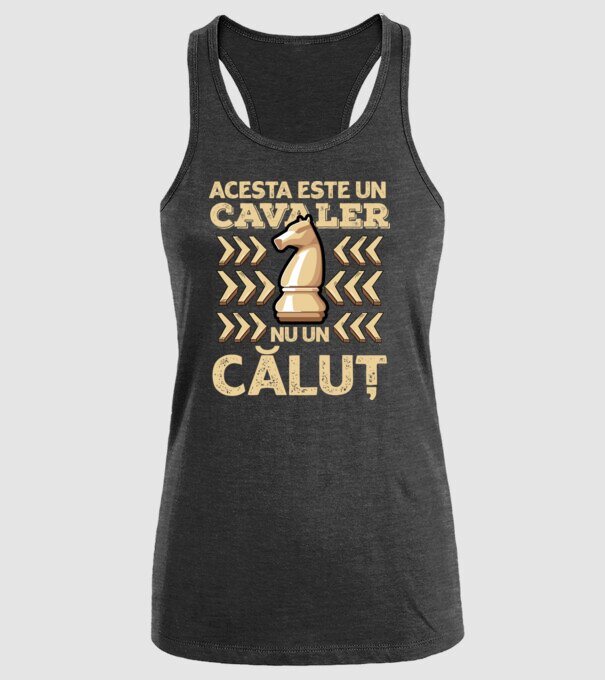 Acesta este un cavaler, nu un căluț model negru pe tricou