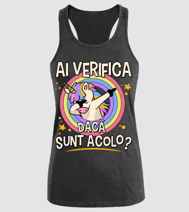 Ai verifica dacă sunt acolo? model negru pe tricou