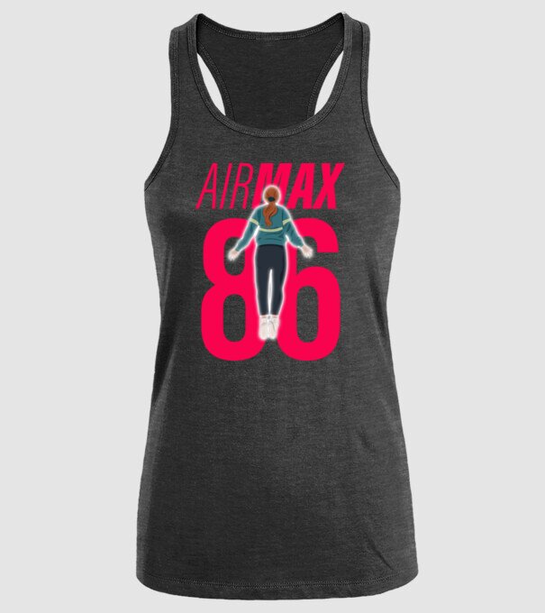 air max 86 stranger things model negru pe tricou