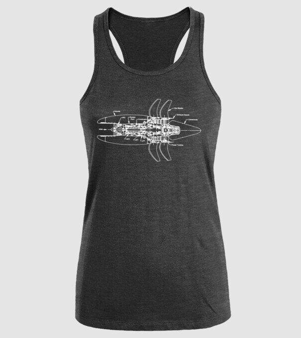 Avioane model negru pe tricou