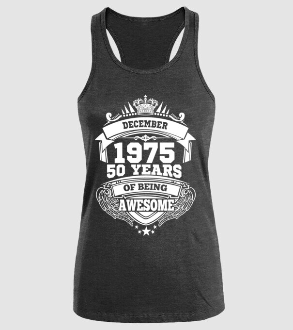 Awesome being of december 1975 model negru pe tricou