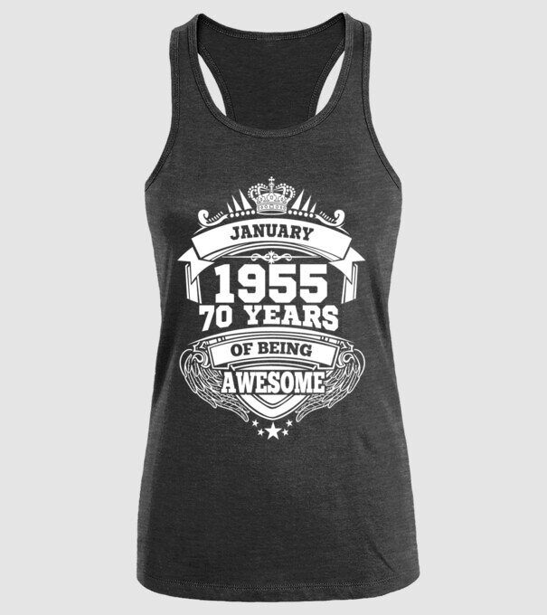 Awesome being of january 1955 model negru pe tricou