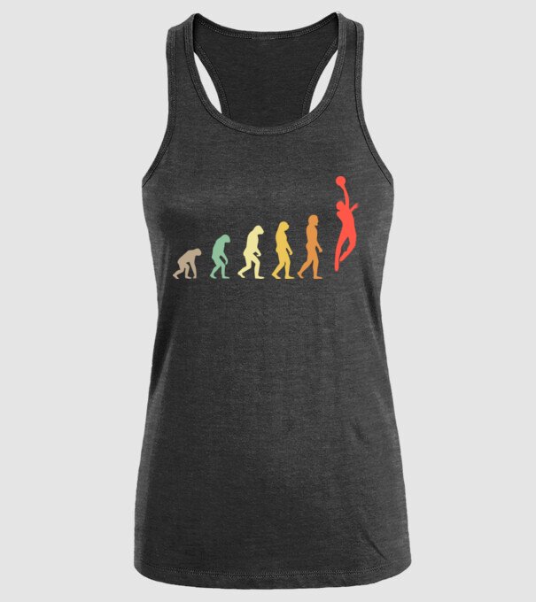 Basketball evolution model negru pe tricou