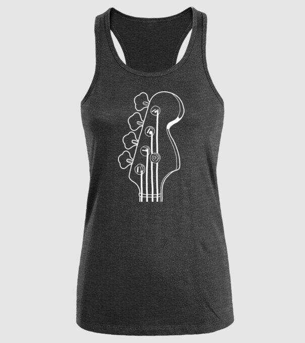 bass model negru pe tricou