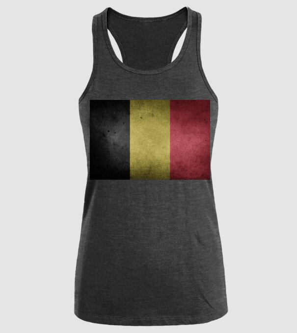 BELGIUM model negru pe tricou