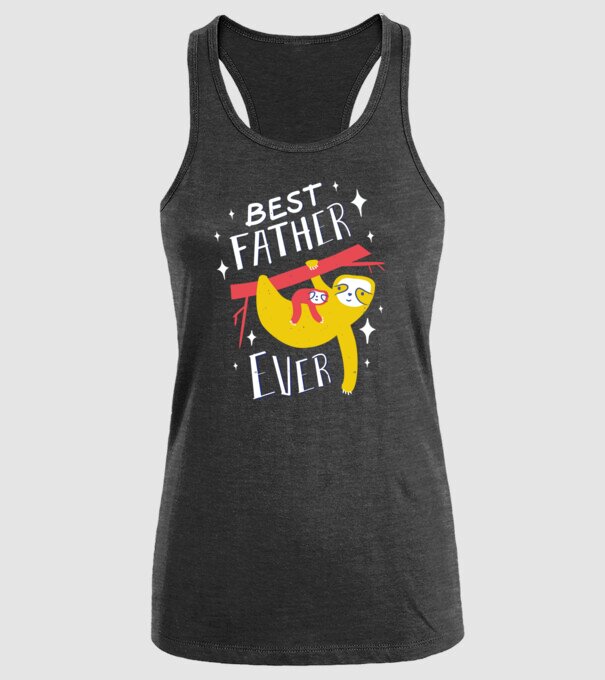 Best father model negru pe tricou