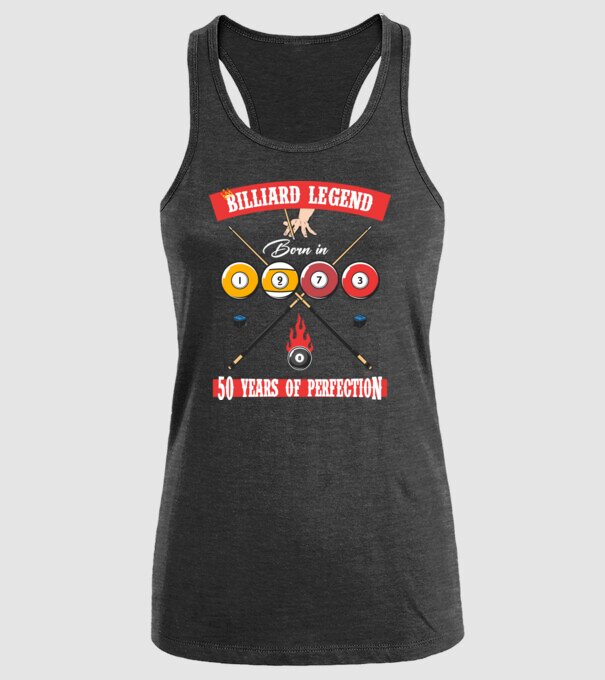 Billiard legend born in 1973 model negru pe tricou