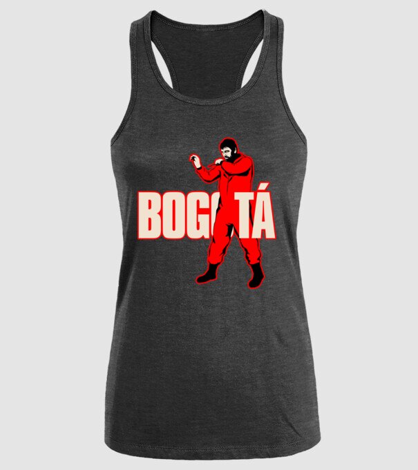 bogota la casa de papel model negru pe tricou