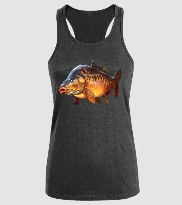 Carp model negru pe tricou