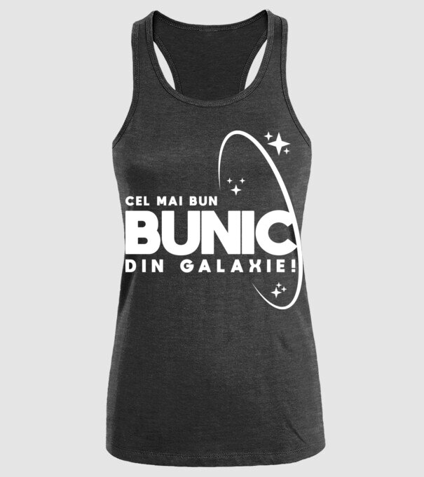 Cel mai bun bunic din Galaxie! model negru pe tricou