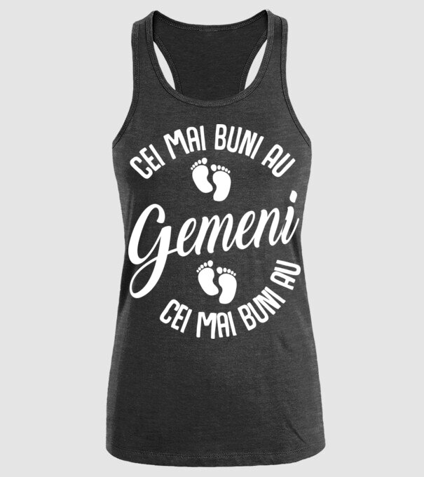 Cei mai buni au gemeni model negru pe tricou