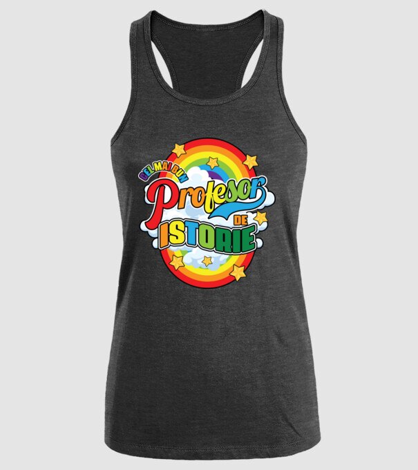 Cel mai bun profesor de istorie model negru pe tricou